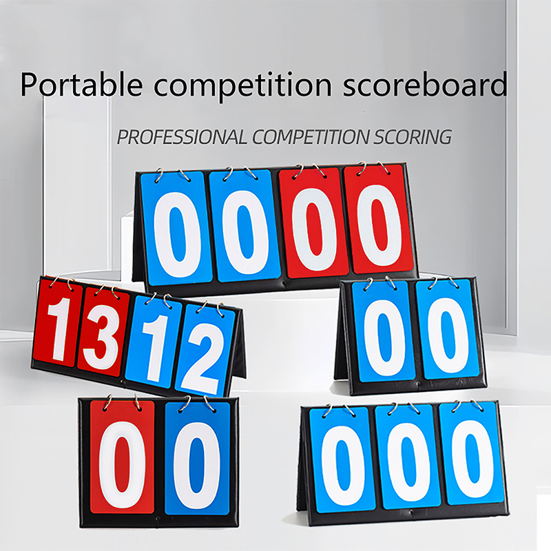 Badminton Counter - Tabellone segnapunti da tavolo, portatile, per