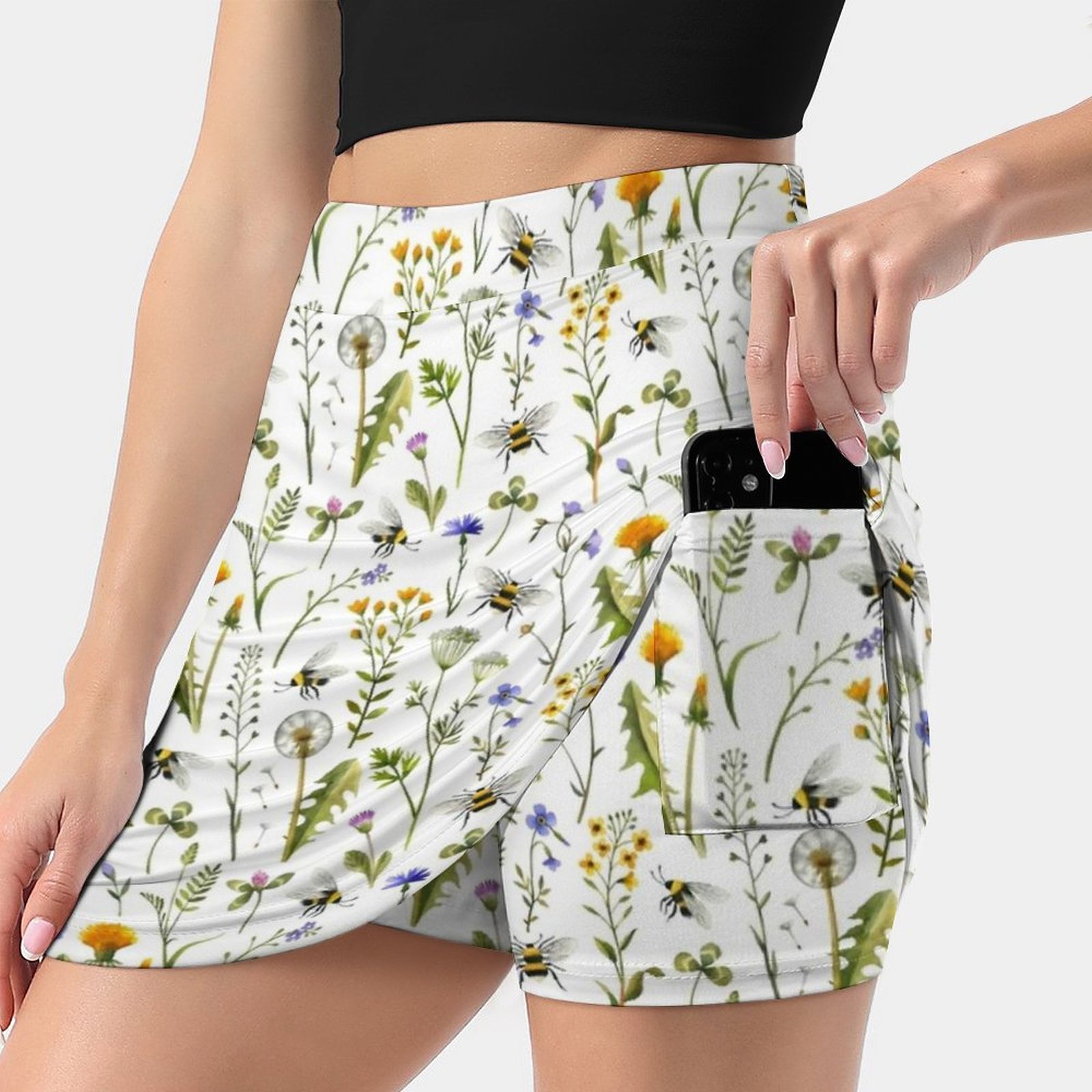 Api e fiori di campo su gonna  - Badminton Minion recensione e prezzo